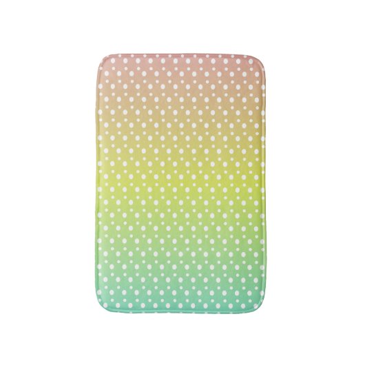 Kleurrijke regenbooggradiënt badmat (Voorkant Verticaal)