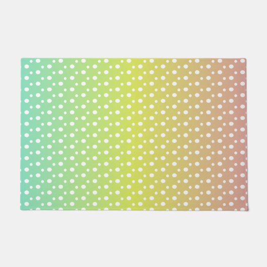 Kleurrijke regenbooggradiënt deurmat (Voorkant)