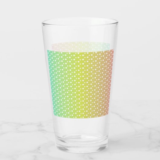 Kleurrijke regenbooggradiënt glas (Achterkant)