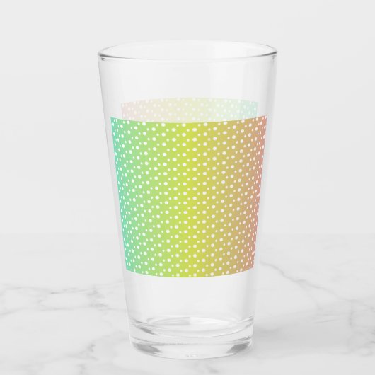 Kleurrijke regenbooggradiënt glas (Voorkant)