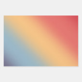 Kleurrijke regenbooggradiënt inpakpapier vel (Voorkant 3)