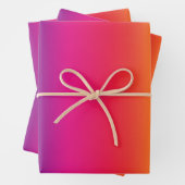 Kleurrijke regenbooggradiënt inpakpapier vel (In situ)