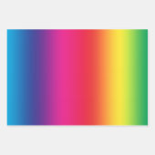 Kleurrijke regenbooggradiënt inpakpapier vel (Voorkant 3)