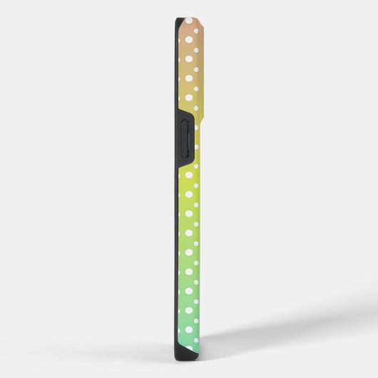 Kleurrijke regenbooggradiënt iPhone hoesje (Rechterkant)