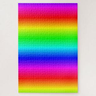 Kleurrijke regenbooggradiënt Ombre Legpuzzel