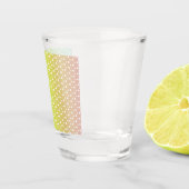 Kleurrijke regenbooggradiënt shot glas (Rechts)