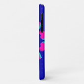 Kleurrijke regenboogharten op Black Cartoon Patter Case-Mate iPhone Case (Achterkant/links)