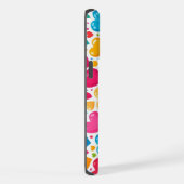 Kleurrijke regenboogharten Valentijnse  iPhone Hoesje (Rechterkant)