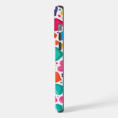 Kleurrijke regenboogharten Valentijnse  iPhone Hoesje (Linkerkant)