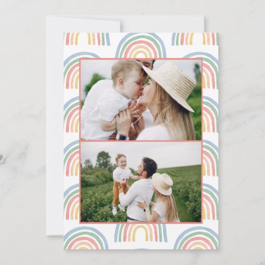 Kleurrijke regenboogkerst dat we hebben overleefd (Achterkant)