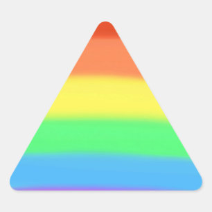Kleurrijke regenboogkleuren Kies Vorm Stickers