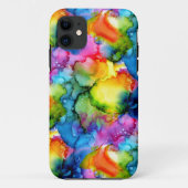 Kleurrijke regenboogkleurige Abstracte tinteloog Case-Mate iPhone Case (Achterkant)