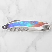 Kleurrijke regenboogkristal kurkentrekker (Achterkant)