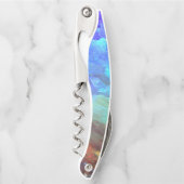 Kleurrijke regenboogkristal kurkentrekker (Voorkant)