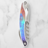 Kleurrijke regenboogkristal kurkentrekker (Achterkant)