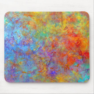 Kleurrijke regenboogkunst Mousepad Muismat