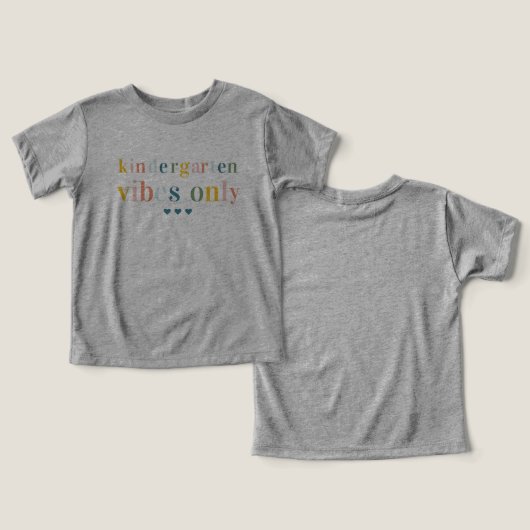 Kleurrijke regenboogletters | 1e schooldag (Ontwerp Voorkant & Achterkant)