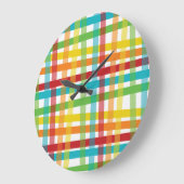 Kleurrijke Regenbooglijnen Grote Klok (Hoek)