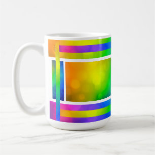 Kleurrijke Regenboogmok Koffiemok