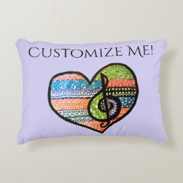 Kleurrijke regenboogmuziek — hartslag om aan te pa accent kussen