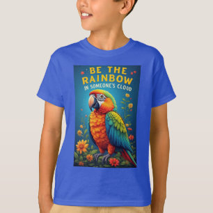Kleurrijke Regenboogpapegaai T-shirt