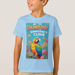 Kleurrijke Regenboogpapegaai T-shirt
