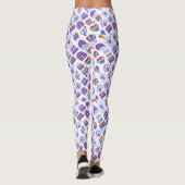 Kleurrijke regenboogpictogrammen leggings (Achterkant)