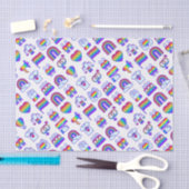 Kleurrijke regenboogpictogrammen tissuepapier (Craft)
