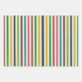 Kleurrijke regenboogpin Stripe Simple stripe Inpakpapier Vel (Voorkant 3)
