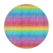 Kleurrijke regenboogschalen snijplank (Voorkant)