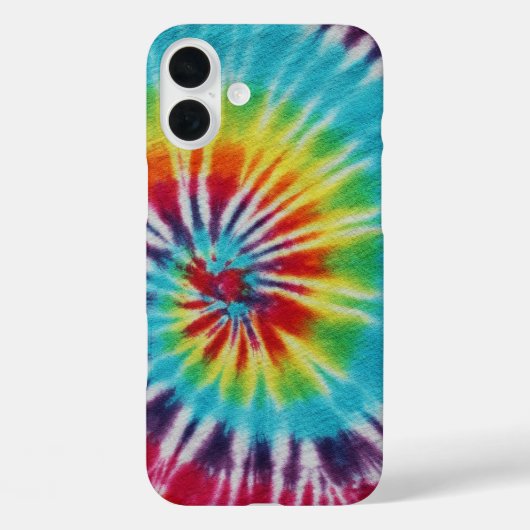 Kleurrijke regenboogspiraal Tie Dye Case-Mate iPhone Case (Achterkant)