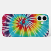 Kleurrijke regenboogspiraal Tie Dye Case-Mate iPhone Case (Achterkant (horizontaal))