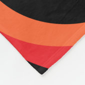 Kleurrijke regenboogspiraalvormige Abstracte vloer Fleece Deken (Hoek)