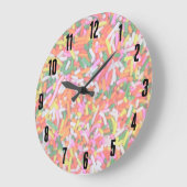 Kleurrijke regenboogspringen grote klok (Hoek)