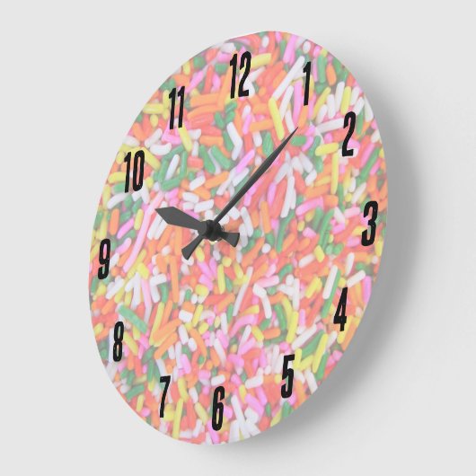 Kleurrijke regenboogspringen grote klok (Hoek)