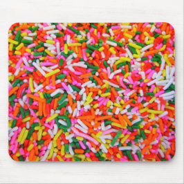 Kleurrijke regenboogspringen muismat
