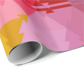 Kleurrijke regenboogstam cadeaupapier (Rol Hoek)