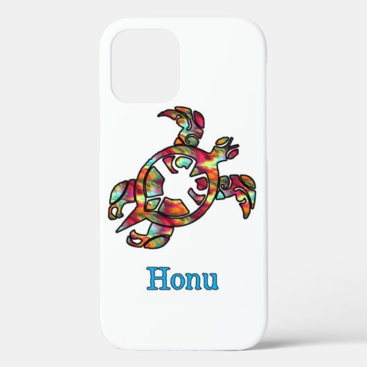 Kleurrijke regenboogstam Hawaiian Zee Turtle Case-Mate iPhone Case (Achterkant)
