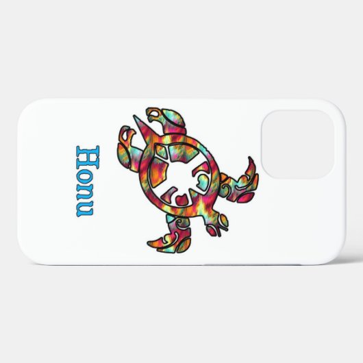 Kleurrijke regenboogstam Hawaiian Zee Turtle Case-Mate iPhone Case (Achterkant (horizontaal))