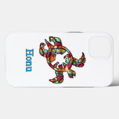 Kleurrijke regenboogstam Hawaiian Zee Turtle Case-Mate iPhone Case (Achterkant (horizontaal))