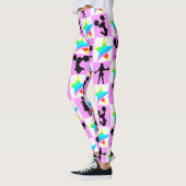 KLEURRIJKE REGENBOOGSTER CHEERLEADING LEGGINGS (Links)