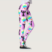 KLEURRIJKE REGENBOOGSTER CHEERLEADING LEGGINGS (Rechts)