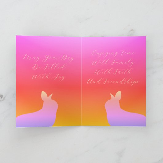 Kleurrijke regenboogstijl kaart (Binnen)