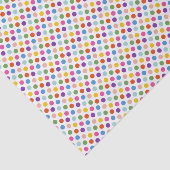 Kleurrijke regenboogstip met patroon tissuepapier (Detail)