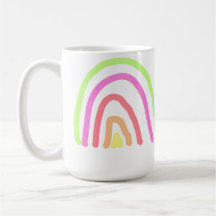 Kleurrijke regenboogstrepen voegen lerarennaam jaa