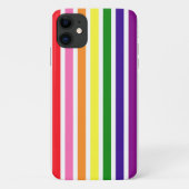 Kleurrijke regenboogstripes Gay Pride Case-Mate iPhone Case (Achterkant)