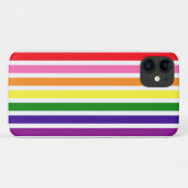 Kleurrijke regenboogstripes Gay Pride Case-Mate iPhone Case (Achterkant (horizontaal))