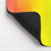 Kleurrijke regenboogstripes Mousepad Muismat (Hoek)