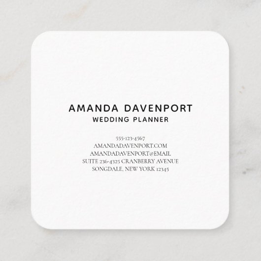 Kleurrijke regenboogstrips met Faux Gold Glitter Vierkante Visitekaartje (Achterkant)