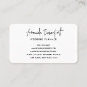 Kleurrijke regenboogstrips met Faux Gold Glitter Visitekaartje (Achterkant)